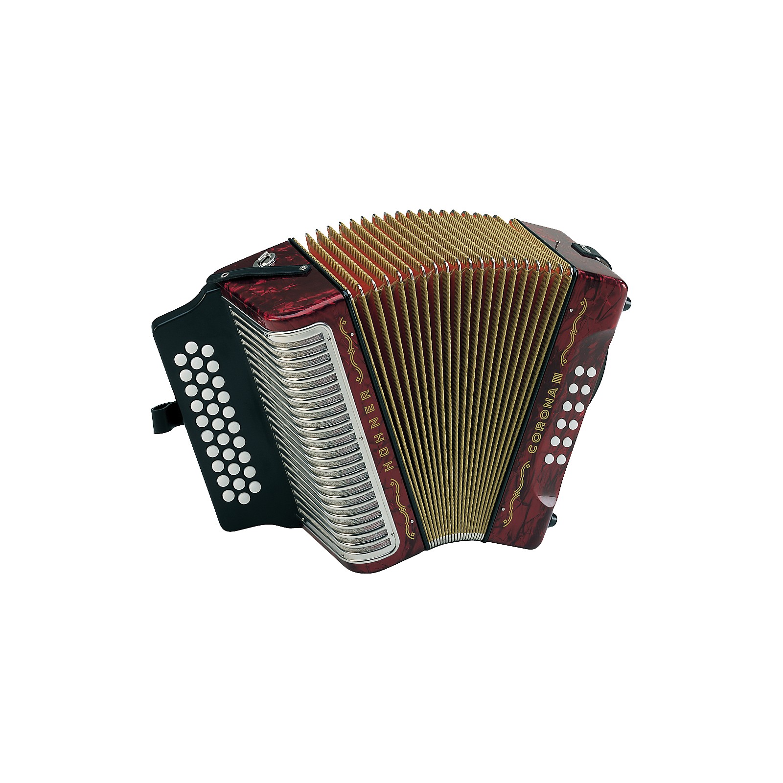 Hohner Corona III BbEbAb Accordion | Music \u0026 Arts, image size:1600x1600