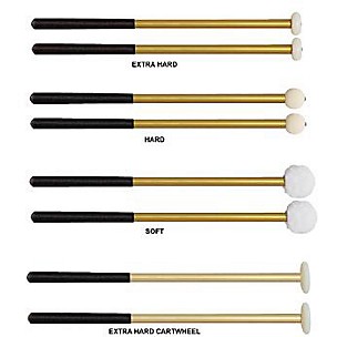Vic Firth Corpsmaster Multi-Tenor Mallets Aluminum Shaft