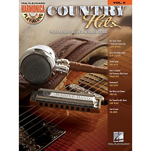 Hal Leonard Country Hits (Harmonica Play-Along Volume 6) Harmonica Play-Along Series Softcover with CD