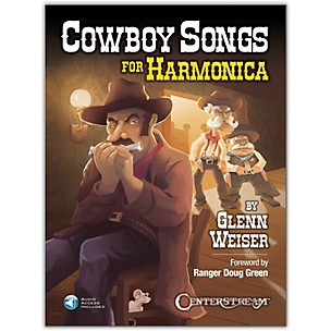 Centerstream Publishing Cowboy Songs for Harmonica Book/Audio Online