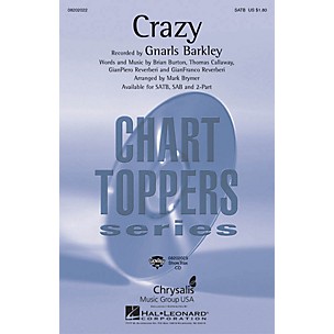 Hal Leonard Crazy 2-Part by Gnarls Barkley Arranged by Mark Brymer