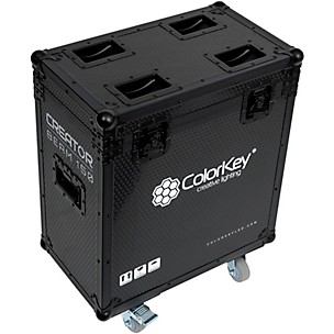 ColorKey Creator Flight Case for Two Beam 150 with Casters Black