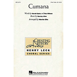 Hal Leonard Cumana 3 Part Treble arranged by Martin Ellis