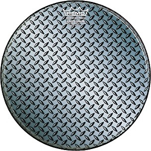 Remo Custom Diamond Plate Graphic Bass Drum Head