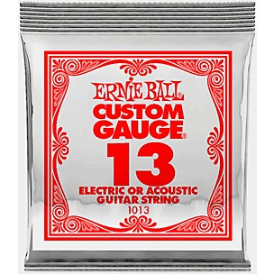 Ernie Ball Custom Gauge 1013 .013GA Single Acoustic or Electric Guitar String