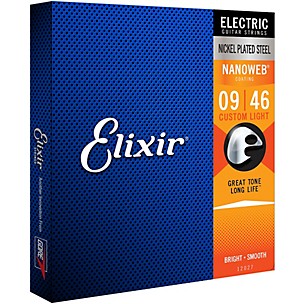 Elixir Custom Light Nanoweb Electric Guitar Strings