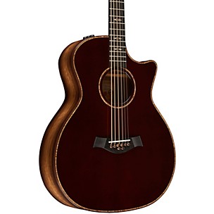 Taylor Custom Lutz Spruce-Black Limba Baritone 8-String Grand Auditorium Acoustic-Electric Guitar