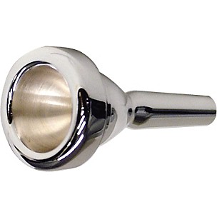 Stork Custom Series Small Shank Trombone Mouthpiece in Silver