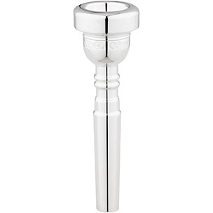 S.E. SHIRES Custom Series Trumpet Mouthpiece in Silver