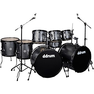 Ddrum D2 8-Piece Double Bass Complete Kit With Black Hardware