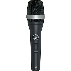 AKG D5 S Supercardioid Dynamic Vocal Microphone with On/Off Switch