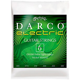 DARCO D9300 Nickel Wound 6 Extra Light Electric Guitar Strings