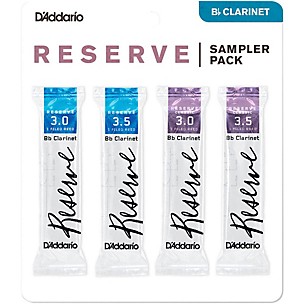 D'Addario Woodwinds D'Addario Reserve Bb Clarinet Reed Sampler Pack