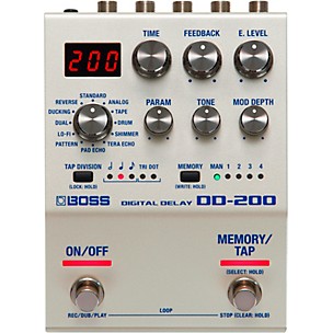 BOSS DD-200 Digital Delay Effects Pedal