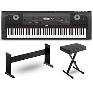 Yamaha DGX-670 88-Key Portable Grand Piano With Matching Stand & Bench