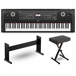 Yamaha DGX-670 88-Key Portable Grand Piano With Matching Stand and Bench