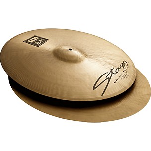 Stagg DH Dual-Hammered Brilliant Fat Hi-Hat Pair