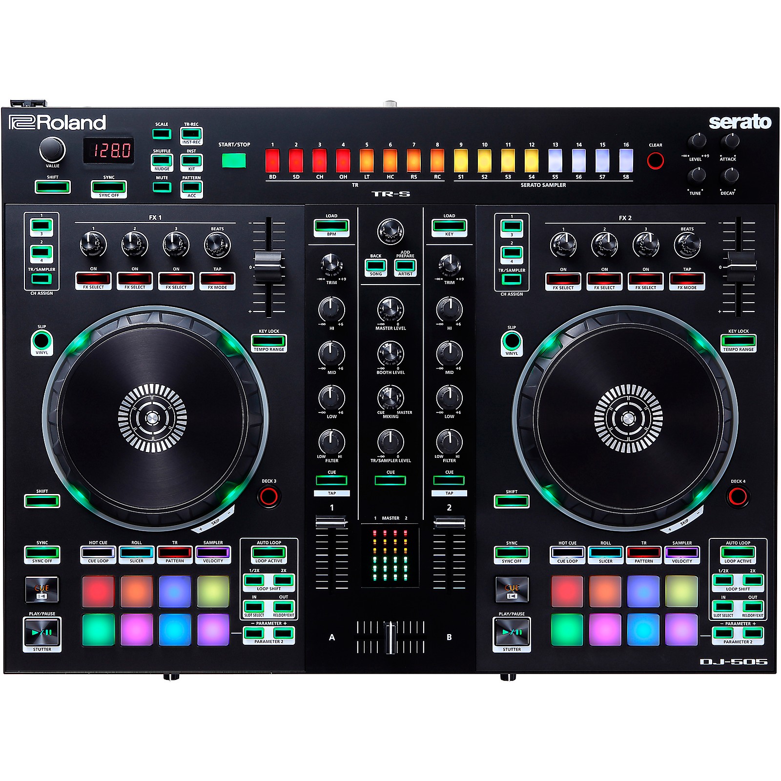 DJ機材 Roland Serato DJ Controller DJ-505 Roland DJ-505 — DJ TechTools