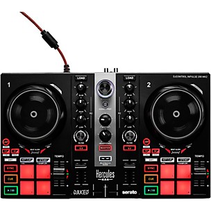 Hercules DJ DJControl Inpulse 200 MK2 2-Channel DJ Controller for Serato DJ Lite and DJUCED