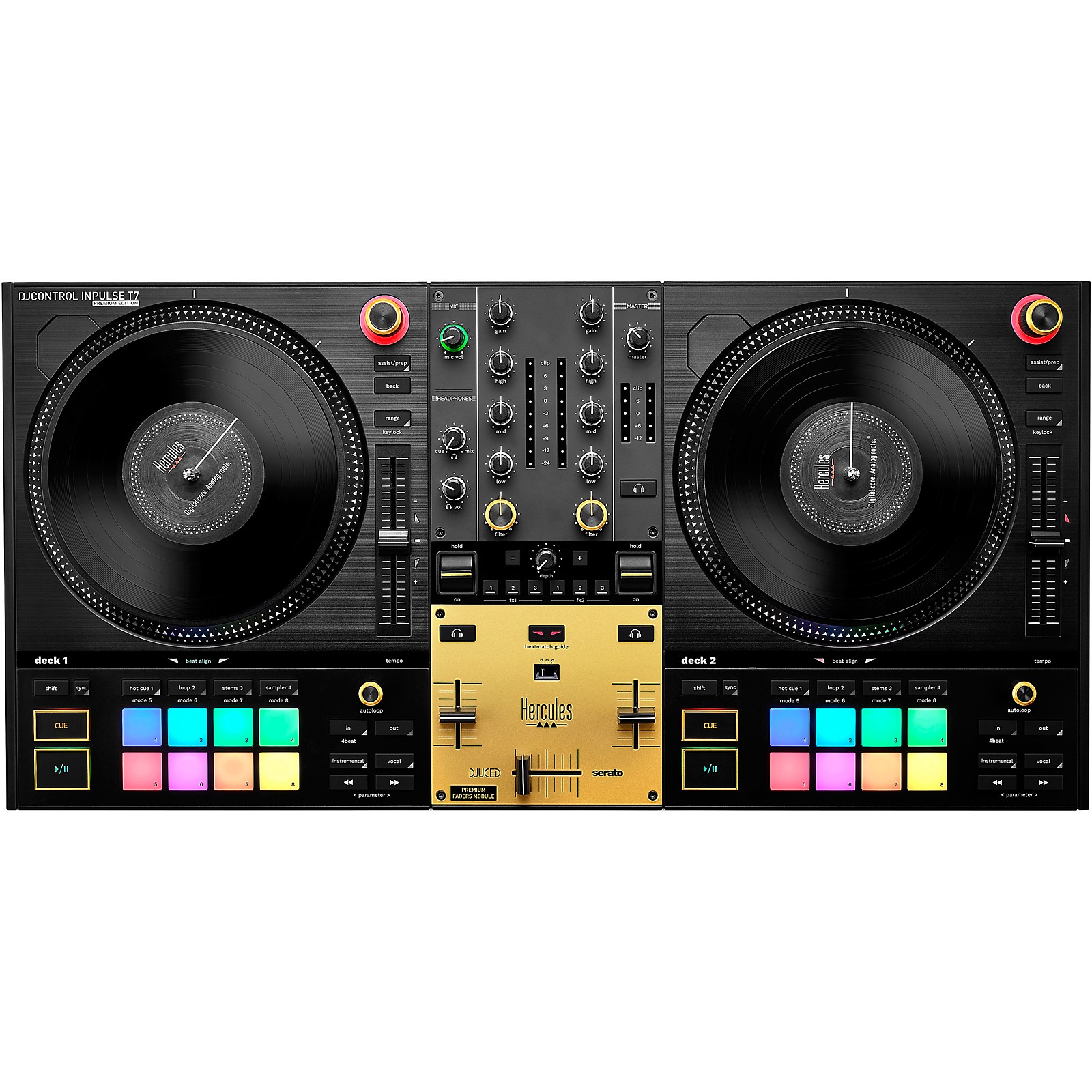 Hercules DJ DJControl Inpulse T7 Premium Edition 2-Channel