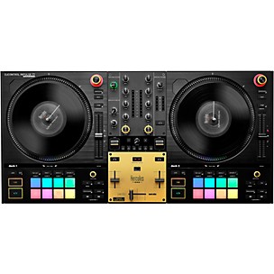 Hercules DJ DJControl Inpulse T7 Premium Edition 2-Channel Motorized DJ Controller With Premium Fader Module and Travel Bag -