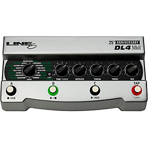 Line 6 DL4 MkII Silver Limited-Edition 25th Anniversary Delay Guitar Effects Pedal