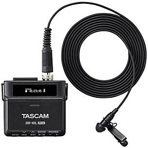 TASCAM DR-10L Pro Digital Audio Recorder With Lavalier Microphone