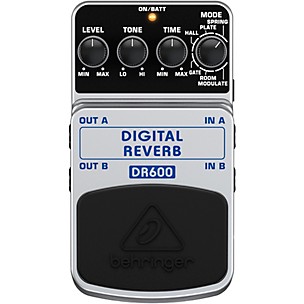 Behringer DR600 Digital Stereo Reverb Guitar Effects Pedal