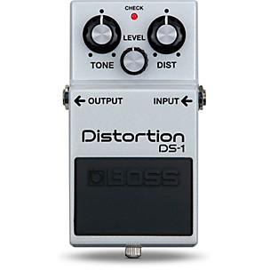 BOSS DS-1 Limited-Edition Distortion Effects Pedal - Metallic White