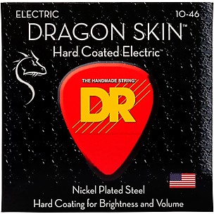 DR Strings DSE-10 Dragon Skin Coated Medium Electric Guitar Strings