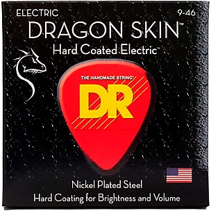 DR Strings DSE-9/46 Dragon Skin Coated Light-Medium Electric Guitar Strings