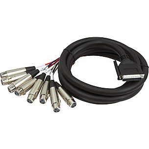 Hosa DTF-803 DTF-803 25-Pin to Female XLR Cable