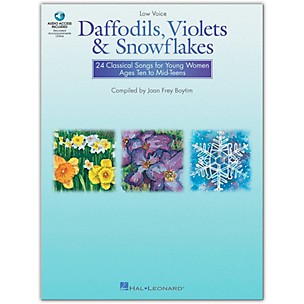 Hal Leonard Daffodils, Violets And Snowflakes for Low Voice (Book/Online Audio)