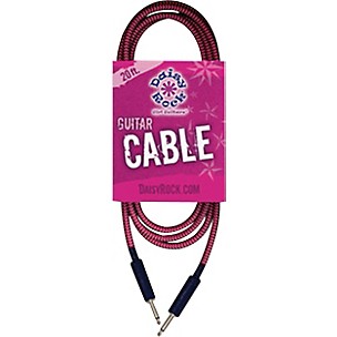 Daisy Rock Daisy Rock 20 ft. Guitar Cable - Pink/Black