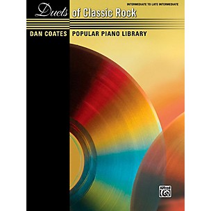 Alfred Dan Coates Popular Piano Library Duets of Classic Rock Intermediate / Late Intermediate Piano Book