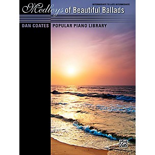 Alfred Dan Coates Popular Piano Library Medleys of Beautiful Ballads Book