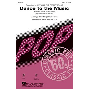 Hal Leonard Dance to the Music (2-Part Mixed) 2-Part by Sly and the Family Stone arranged by Roger Emerson