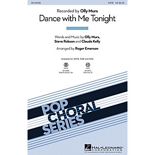 Hal Leonard Dance with Me Tonight ShowTrax CD by Olly Murs Arranged by Roger Emerson