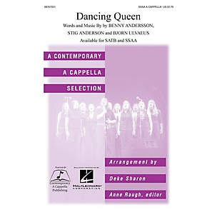 Hal Leonard Dancing Queen SSAA A Cappella by ABBA arranged by Deke Sharon