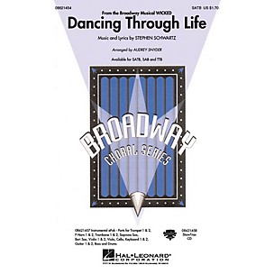 Hal Leonard Dancing Through Life (from Wicked) SAB Arranged by Audrey Snyder