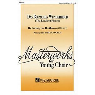 Hal Leonard Das Blümchen Wunderhold (The Loveliest Flower) UNIS/2PT arranged by Emily Crocker