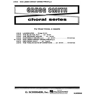 G. Schirmer Das Lieben Bringt Gross Freud, Love Can  Bring Great Joy A Cappella German English SATB