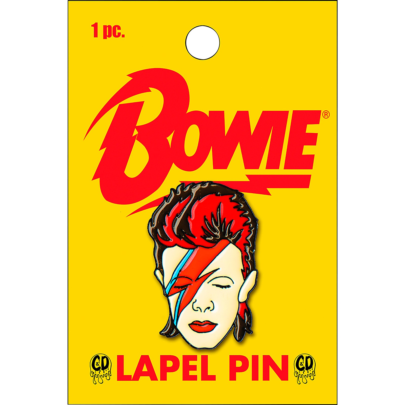 C&D Visionary David Bowie Metal Lapel Pin | Music & Arts