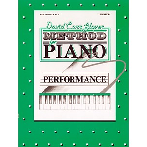 Alfred David Carr Glover Method for Piano Performance Primer