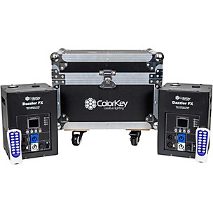 ColorKey Dazzler FX MKII 2-Pack Bundle w/ Case (Black)