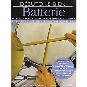 Music Sales Débutons Bien: Batterie (Absolute Beginners: Drum) Music Sales America Series DVD