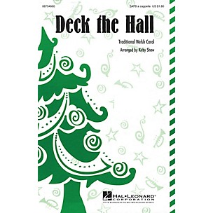 Hal Leonard Deck the Hall SATB a cappella arranged by Kirby Shaw