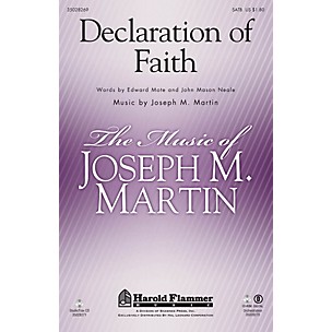 Shawnee Press Declaration of Faith SATB composed by Joseph M. Martin