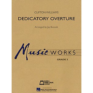 Hal Leonard Dedicatory Overture Concert Band Level 3 Arranged by Jay Bocook