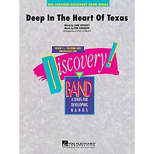 Hal Leonard Deep in the Heart of Texas Concert Band Level 1 1/2 Arranged by Lloyd Conley